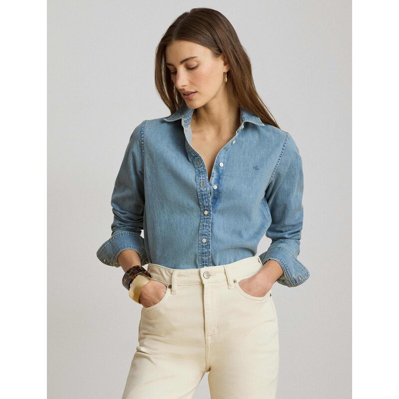 LAUREN RALPH LAUREN Džínová košile | regular fit