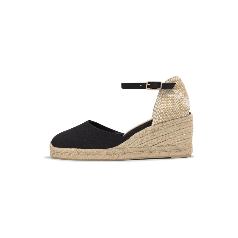 Castañer Espadrilky Carol světle béžová / černá
