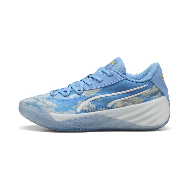 PUMA Sportovní boty béžová / nebeská modř / žlutá / bílá