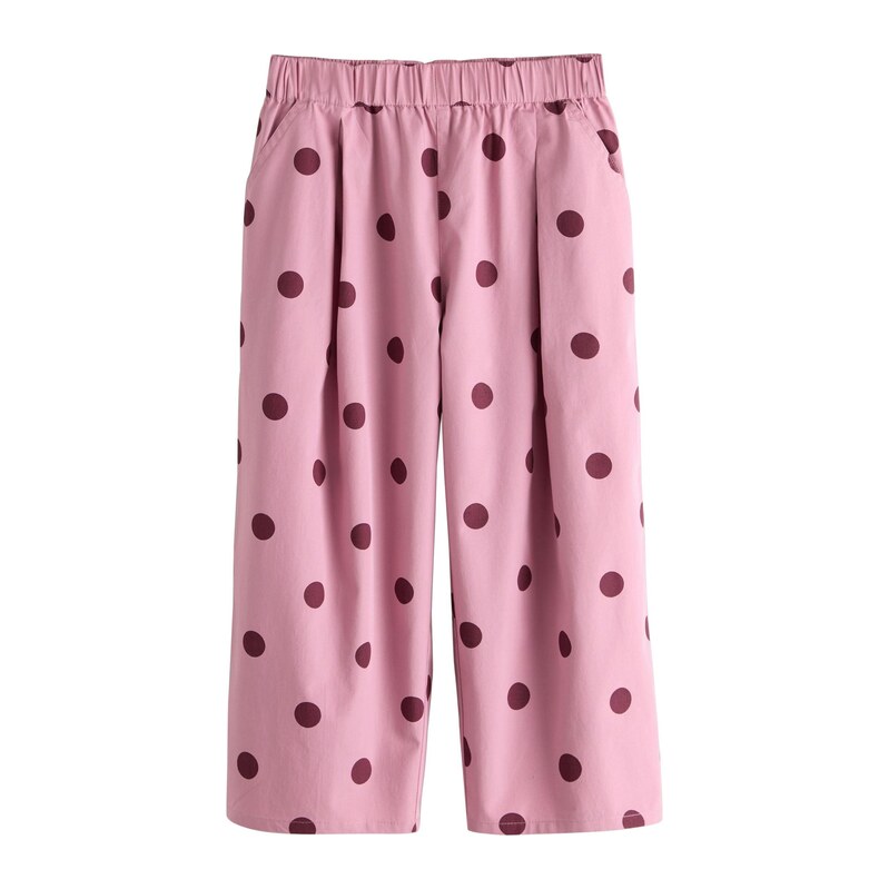 Next Kalhoty růžová / burgundská červeň