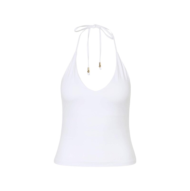 Abercrombie & Fitch Top bílá