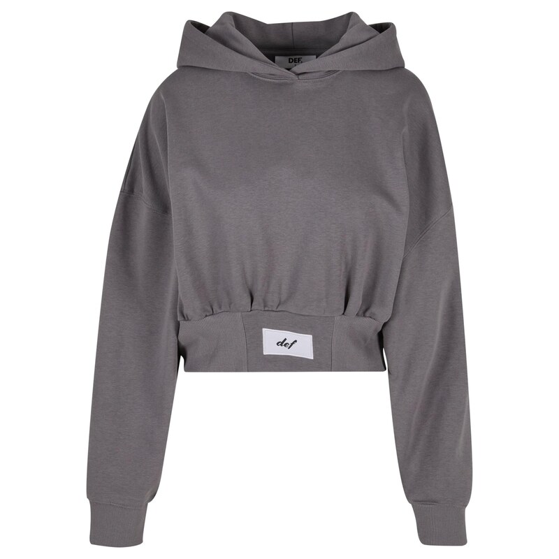 DEF Mikina Nice šedá / černá / offwhite