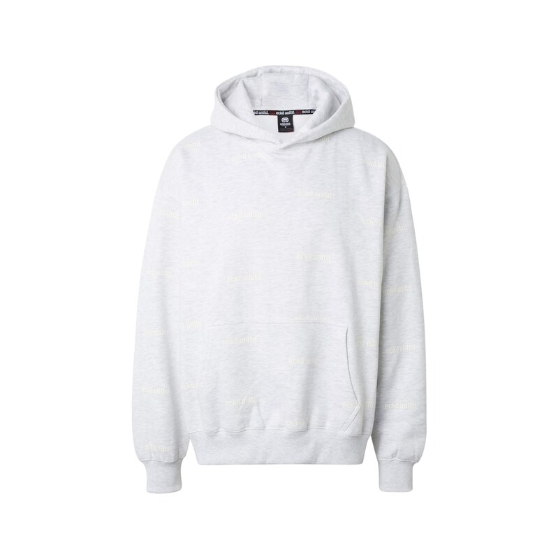 Ecko Unlimited Mikina světle šedá / bílá