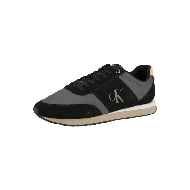 Calvin Klein Tenisky Retro Runner žlutá / tmavě šedá / černá