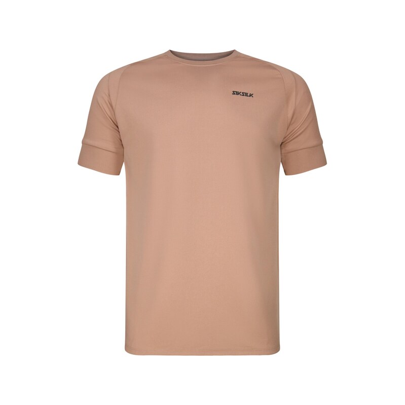SikSilk Tričko cappuccino / černá