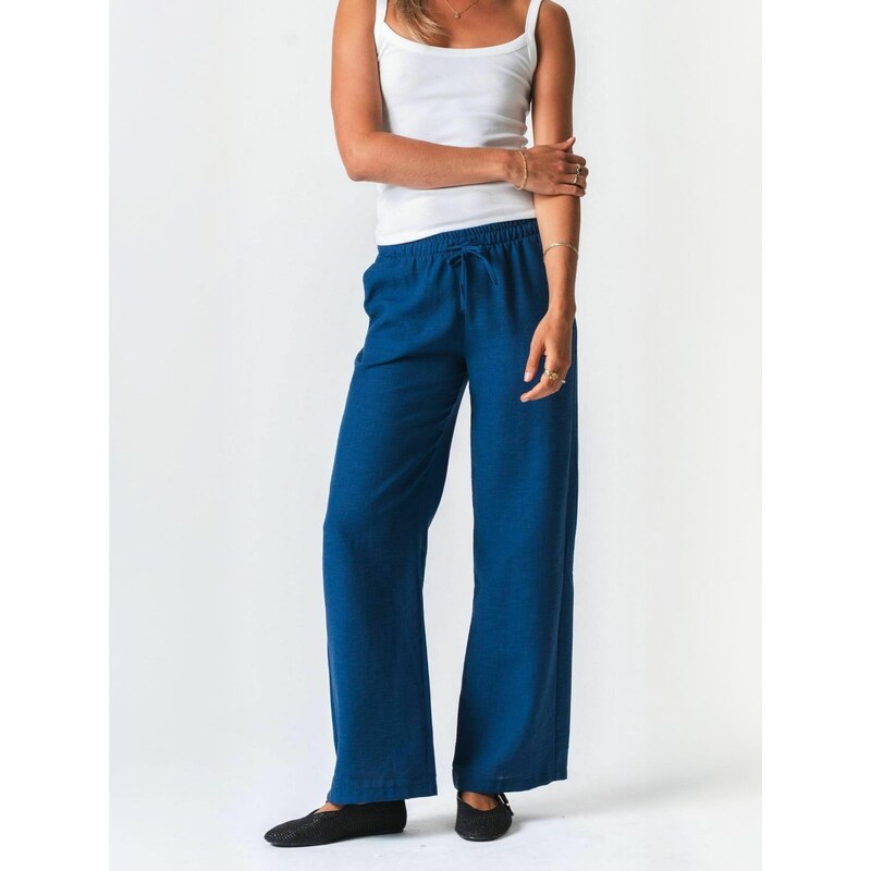 TEESHOPPEN Kalhoty  Lilly  námořnická modř