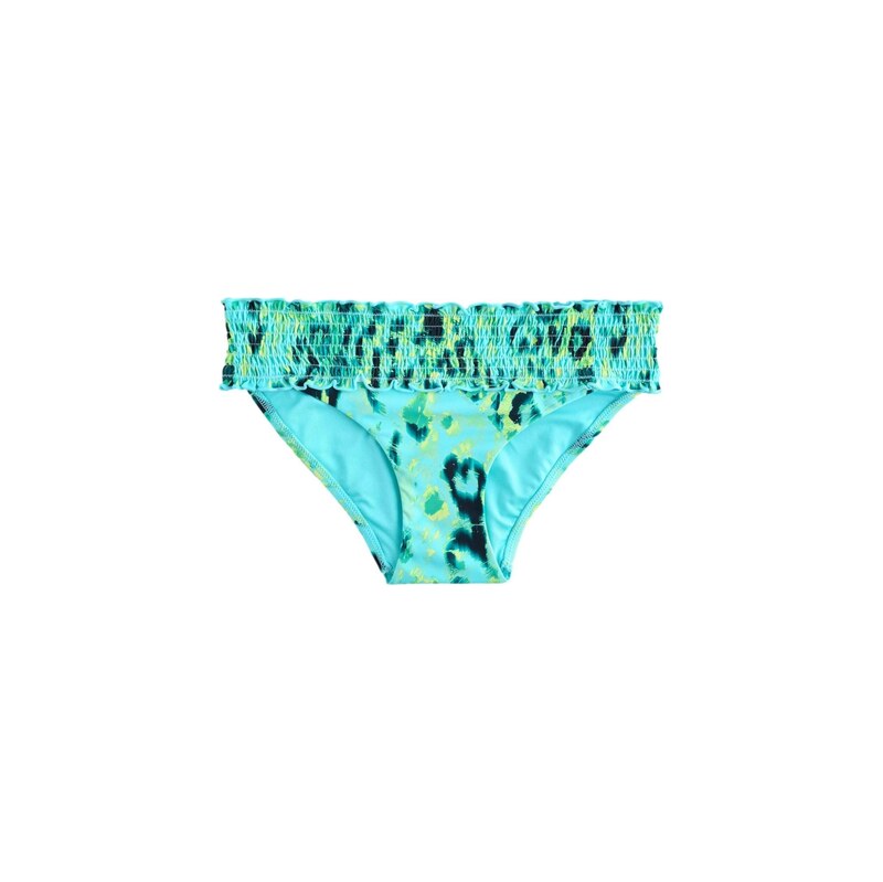 Next Spodní díl plavek aqua modrá / světle zelená / černá