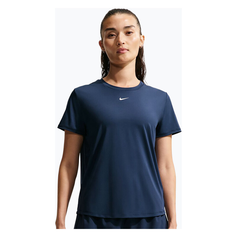 Dámské tréninkové tričko Nike One Classic midnight navy/white