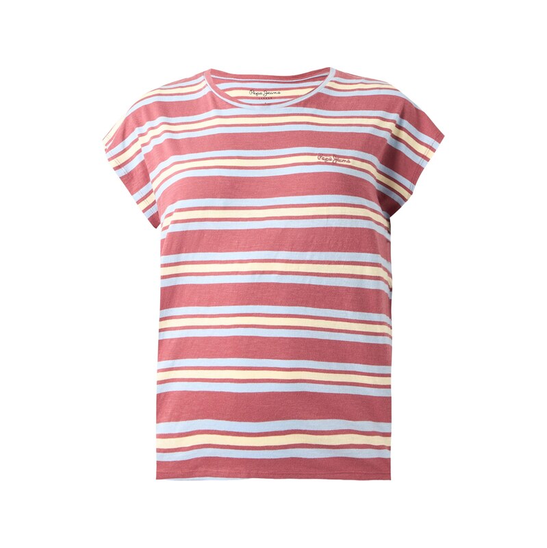 Pepe Jeans Tričko CHARLOT světlemodrá / světle žlutá /