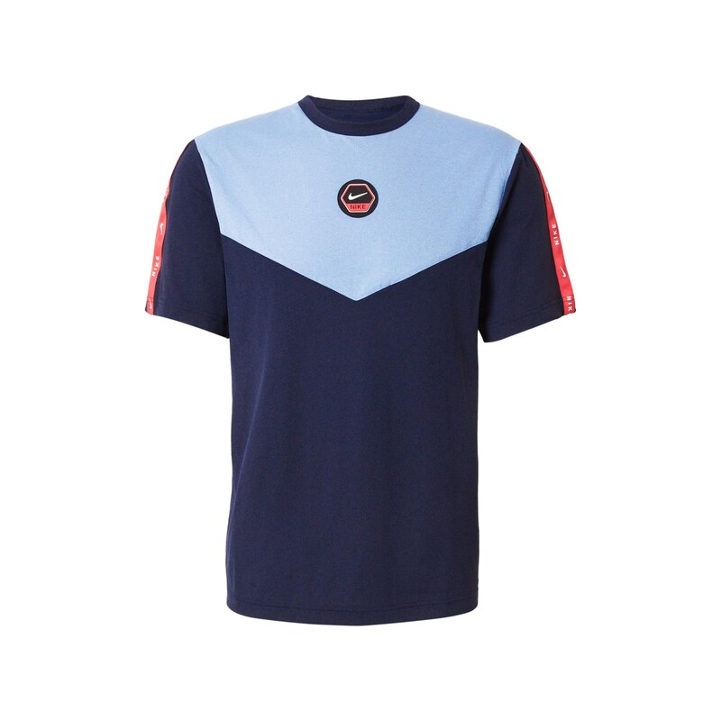 Nike Sportswear Tričko námořnická modř / světlemodrá / červená /
