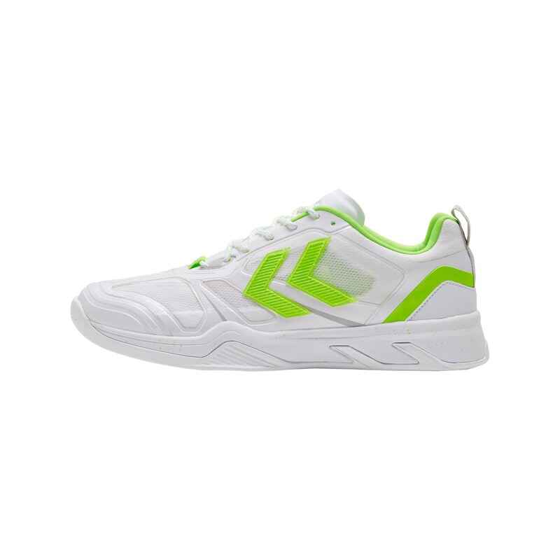 Hummel Sportovní boty Uruz 2.0 svítivě zelená / bílá