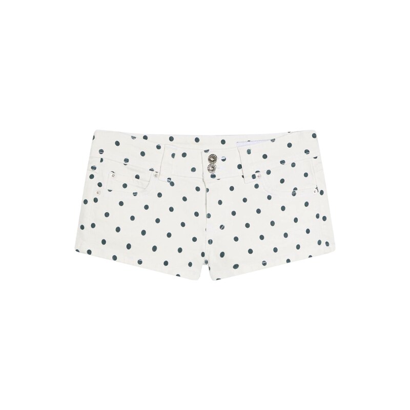 Bershka Džíny tmavě modrá / offwhite