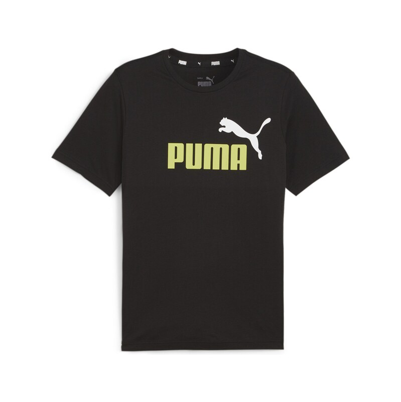 PUMA Funkční tričko Essentials jablko / černá / bílá