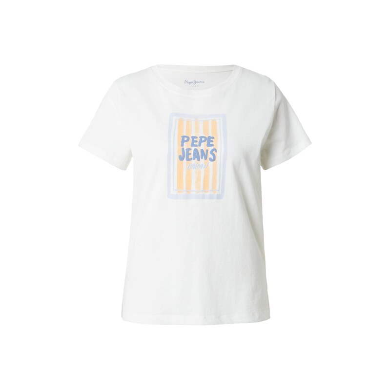 Pepe Jeans Tričko safírová / pastelová modrá / pastelově žlutá /