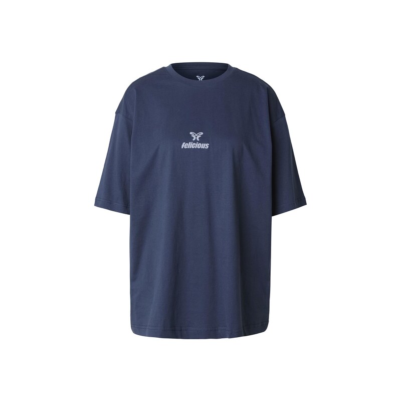 Felicious Oversized tričko námořnická modř / kámen