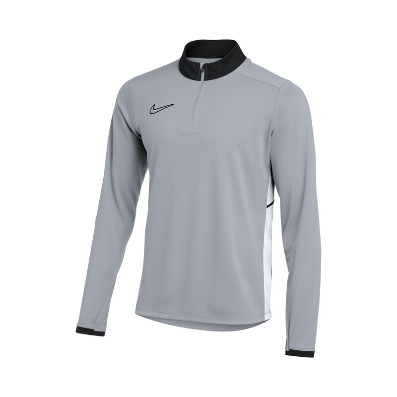 NIKE Sportovní mikina Academy 25 šedá / černá / bílá