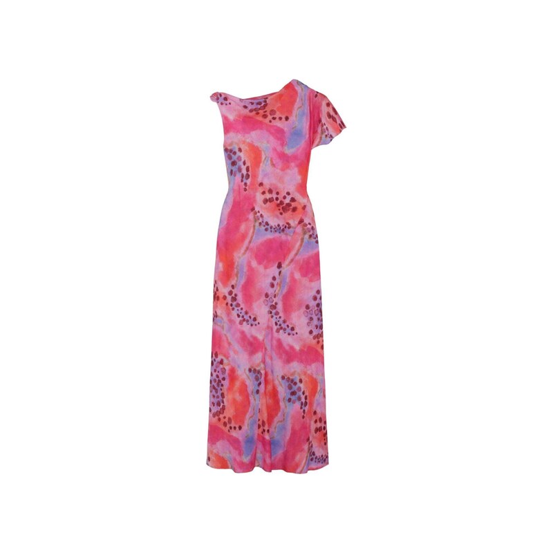 Scalpers Šaty modrá / oranžová / pink / růžová