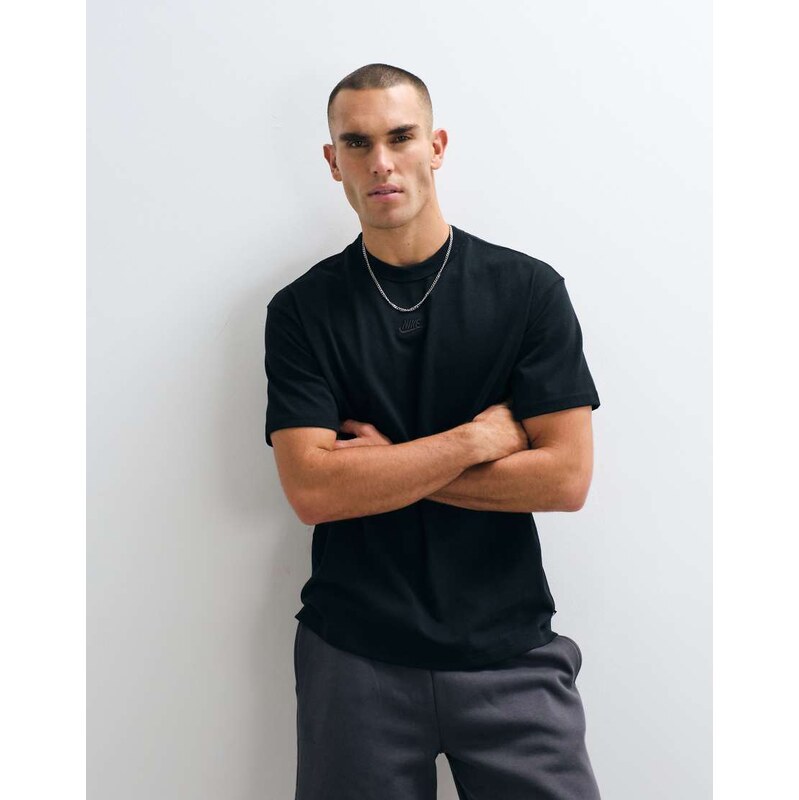 Nike Premium Essentials oversized t-shirt in black