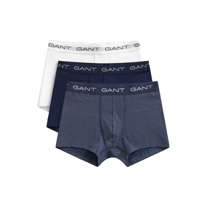 GANT Boxerky marine modrá / bílá