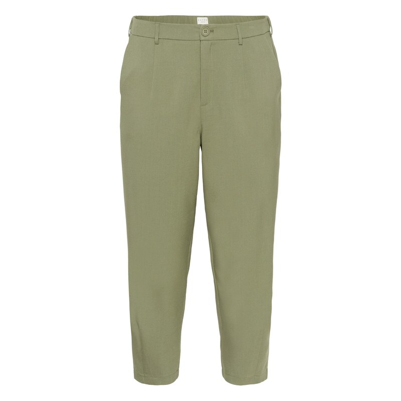 KAFFE CURVE Kalhoty KCMerla khaki