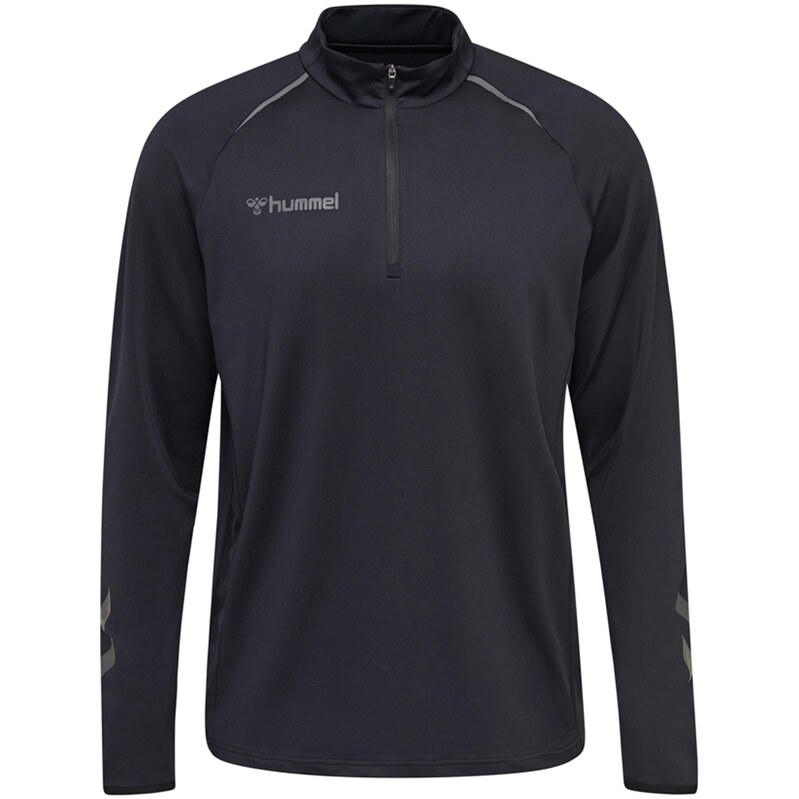 Hummel Sportovní mikina antracitová / stříbrně šedá