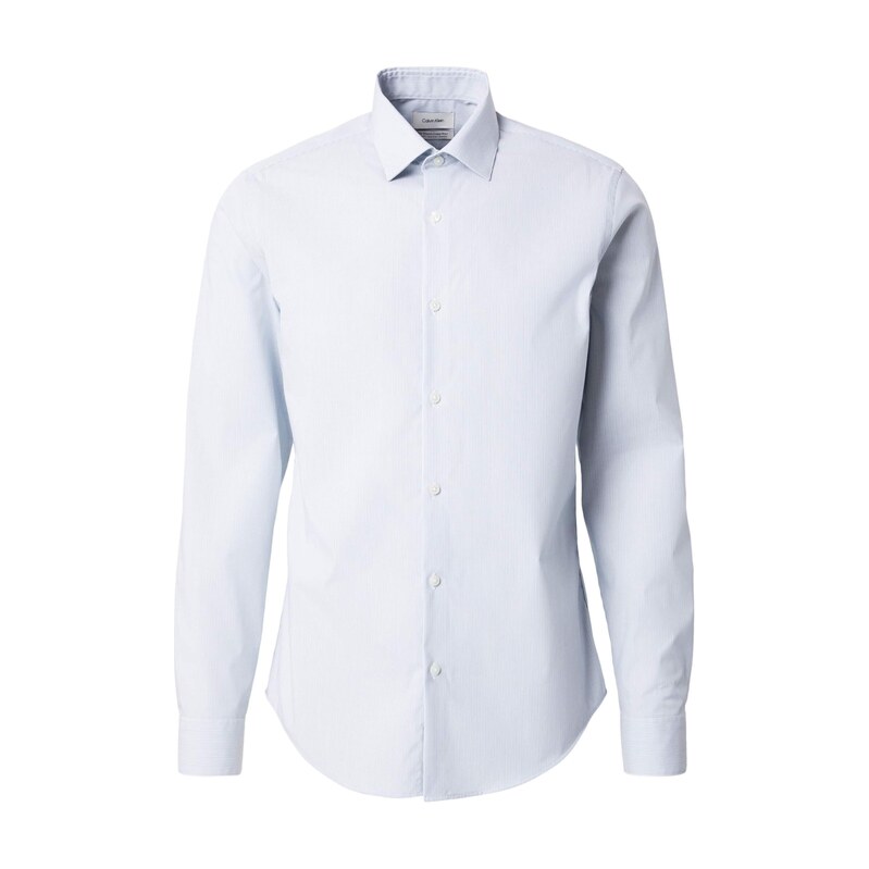 Calvin Klein Košile chladná modrá / černá / bílá