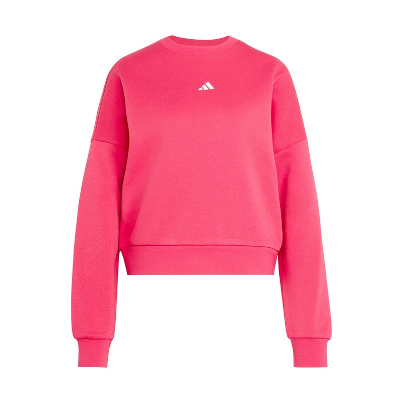 ADIDAS SPORTSWEAR Sportovní mikina svítivě růžová / bílá