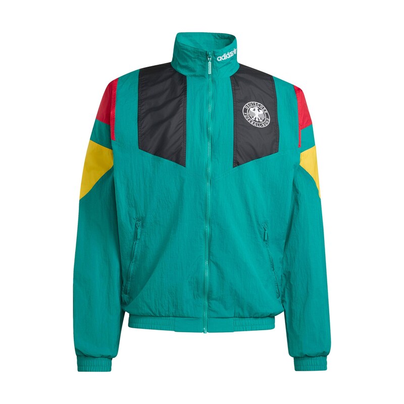 ADIDAS PERFORMANCE Sportovní bunda DFB EQT TT žlutá / nefritová