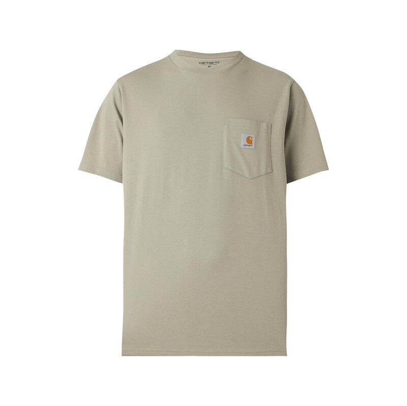 Carhartt WIP Tričko pastelově zelená