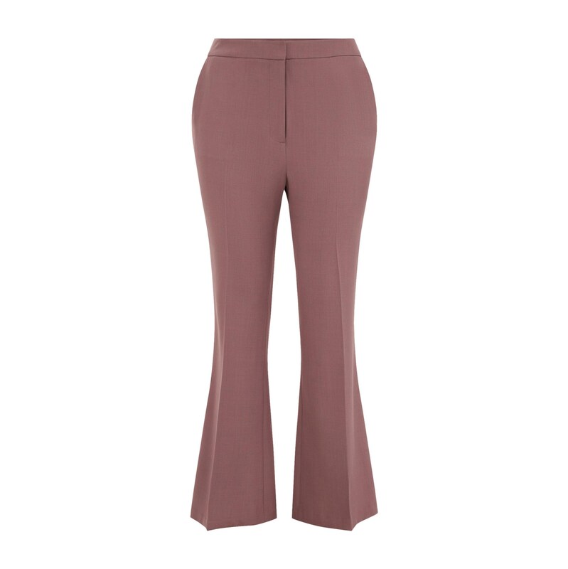 WE Fashion Kalhoty s puky starorůžová