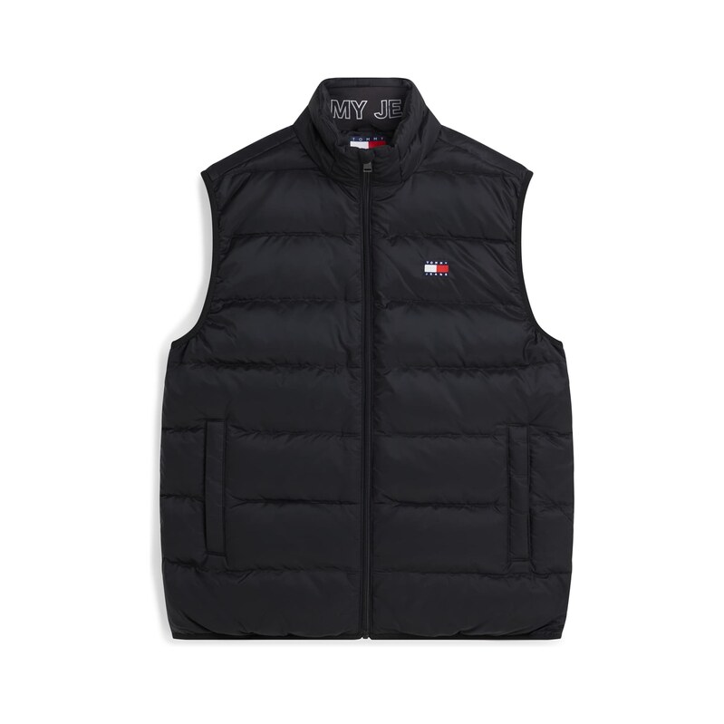 Tommy Jeans Vesta Lightweight Packable Ripstop Down Gilet černá
