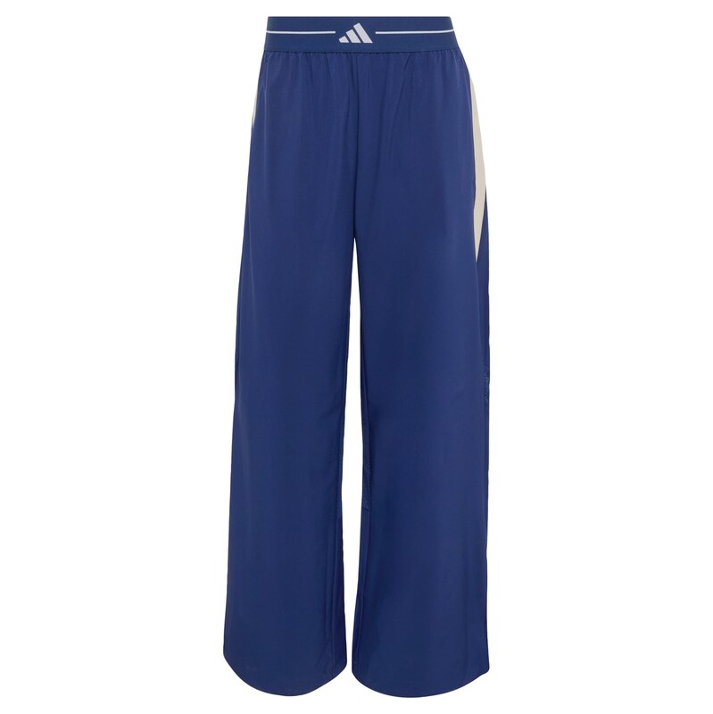 ADIDAS PERFORMANCE Sportovní kalhoty kobaltová modř / bílá