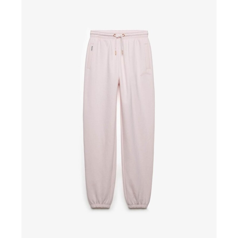 Superdry & Co Kalhoty Essential pastelově růžová