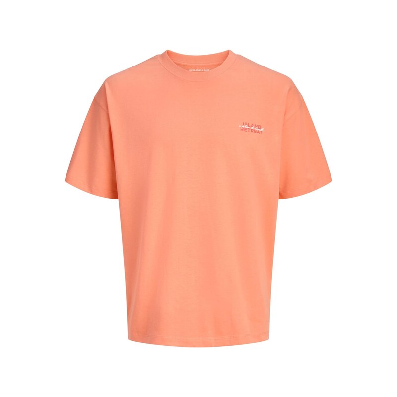 Jack & Jones Junior Tričko JCOETERNA oranžová / humrová / bílá