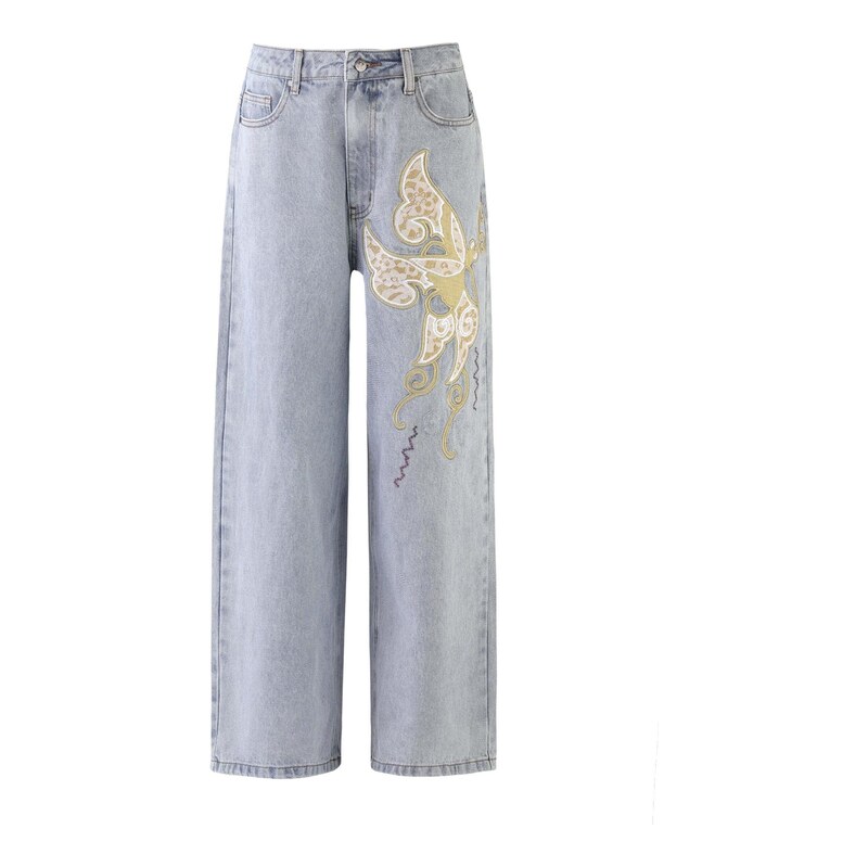 Ed Hardy Džíny světlemodrá