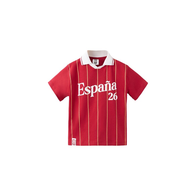 MANGO KIDS Tričko FIFAESB žlutá / karmínově červené / bílá