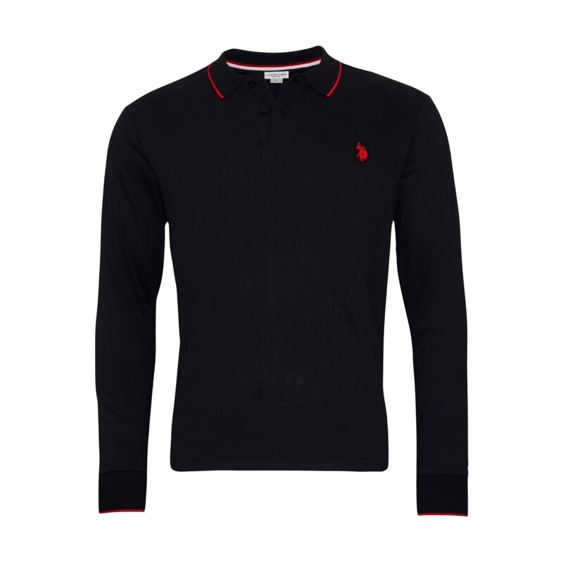 U.S. POLO ASSN. Tričko červená / černá