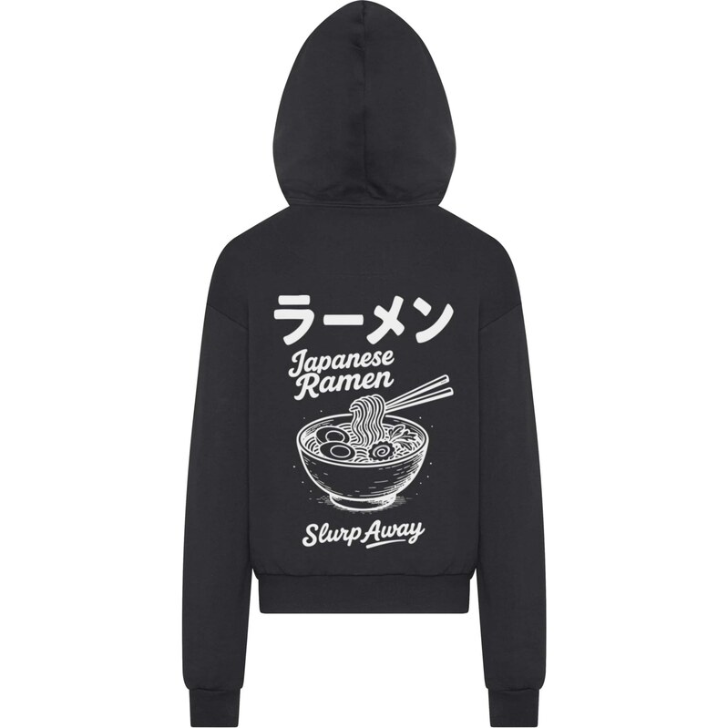 Merchcode Mikina Japanese Ramen černá / bílá