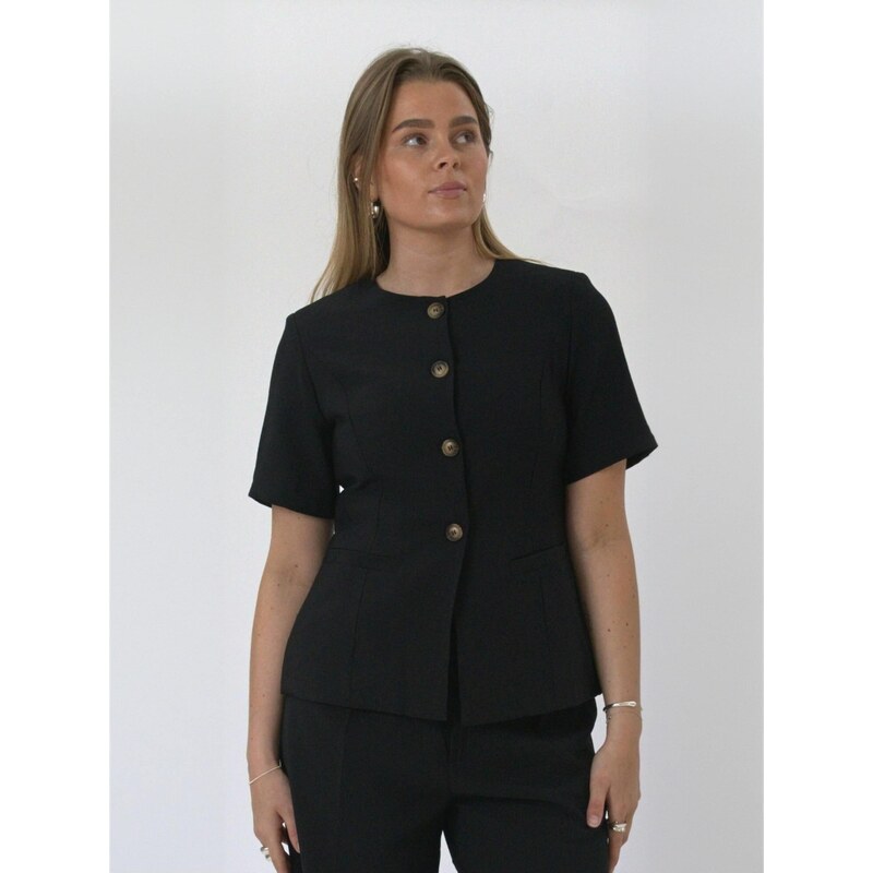 TEESHOPPEN Tričko  Isolde  černá
