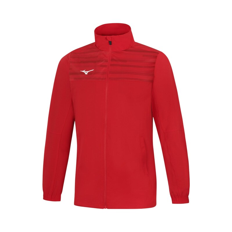 MIZUNO Sportovní bunda červená / bílá