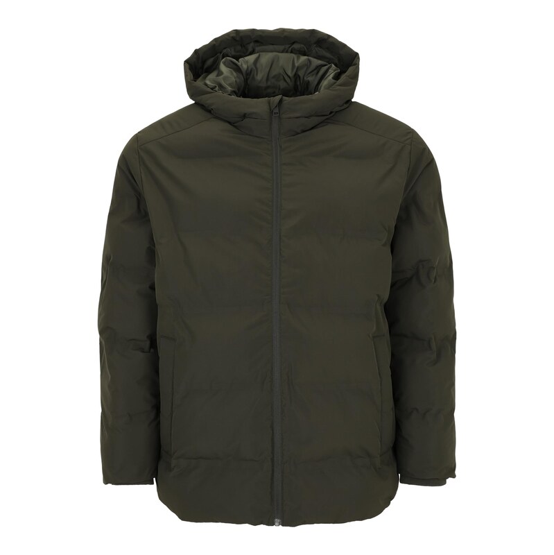 Jack & Jones Plus Zimní bunda JJESoho khaki