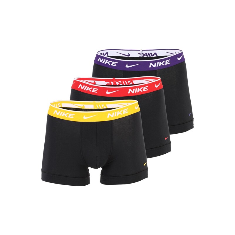 NIKE Underwear Boxerky TRUNK 3PK žlutá / fialová / červená /