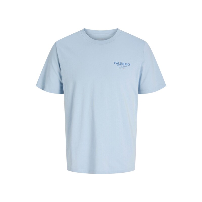 JACK & JONES Tričko JORSummer modrá / světlemodrá / limone /