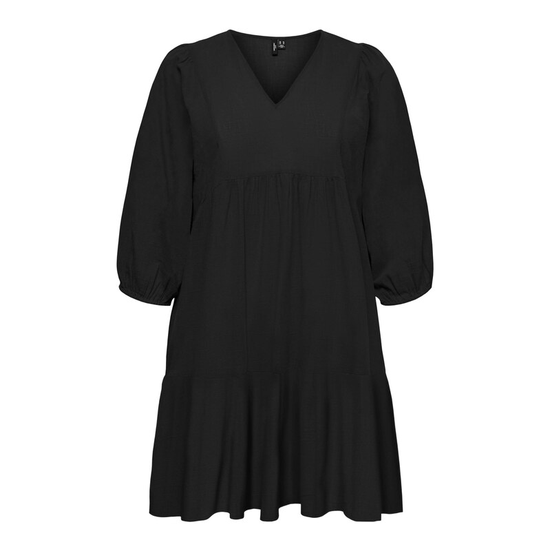 Vero Moda Curve Šaty VMCTIPPE TROPA černá