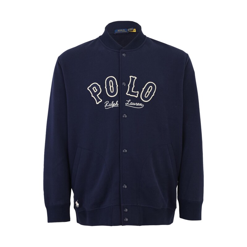 Polo Ralph Lauren Big & Tall Mikina námořnická modř / bílá