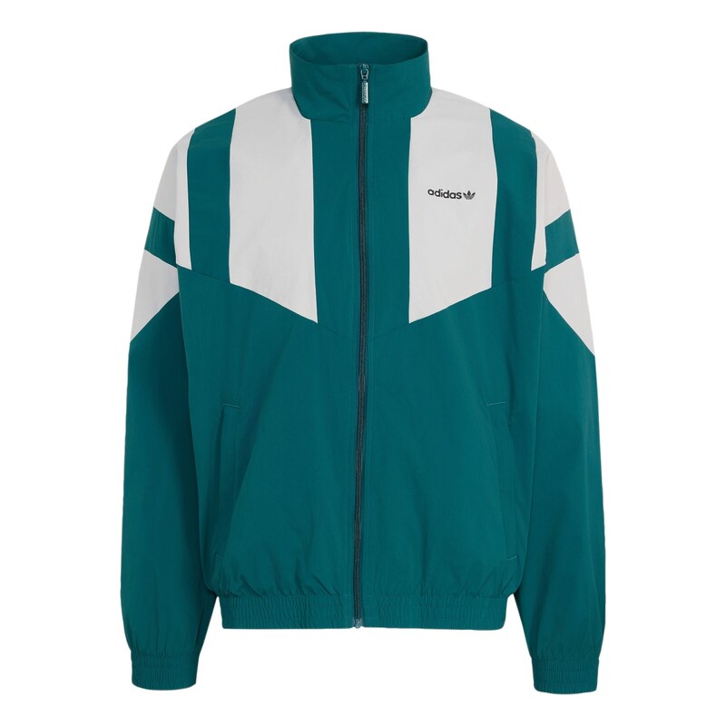 ADIDAS ORIGINALS Přechodná bunda smaragdová / bílá