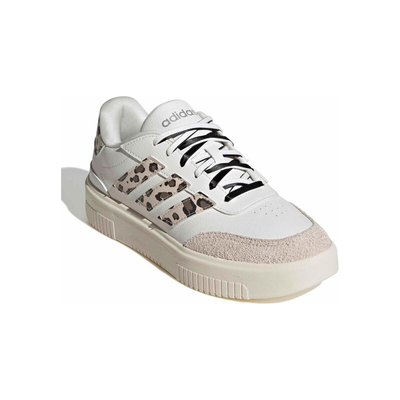 ADIDAS SPORTSWEAR Tenisky COURTBLOCK BOLD béžová / hnědá / černá