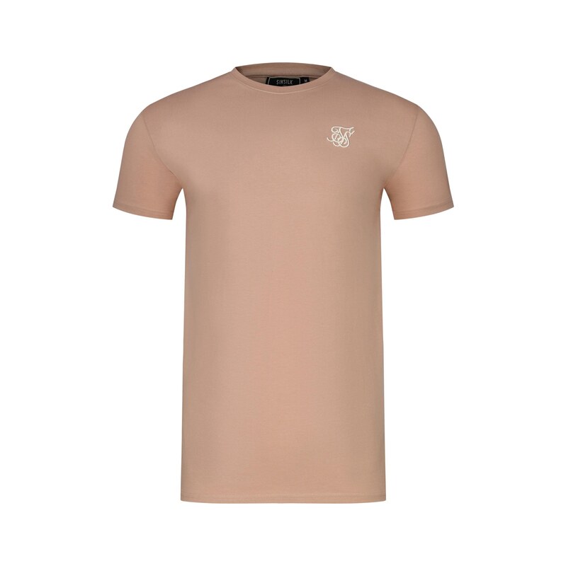 SikSilk Tričko Essentials tmavě béžová