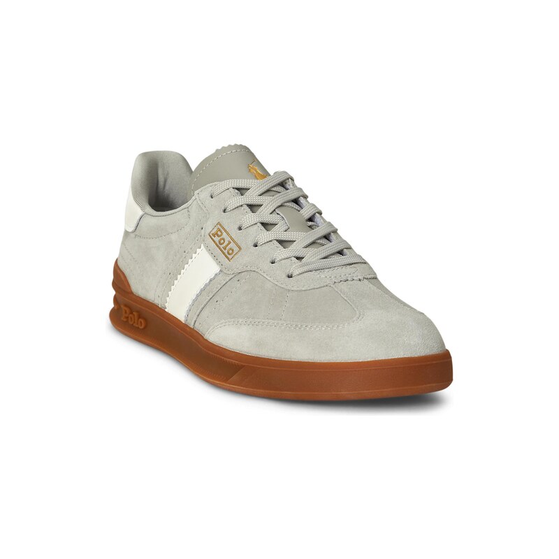 Polo Ralph Lauren Tenisky HTR AERA šedobéžová / bílá