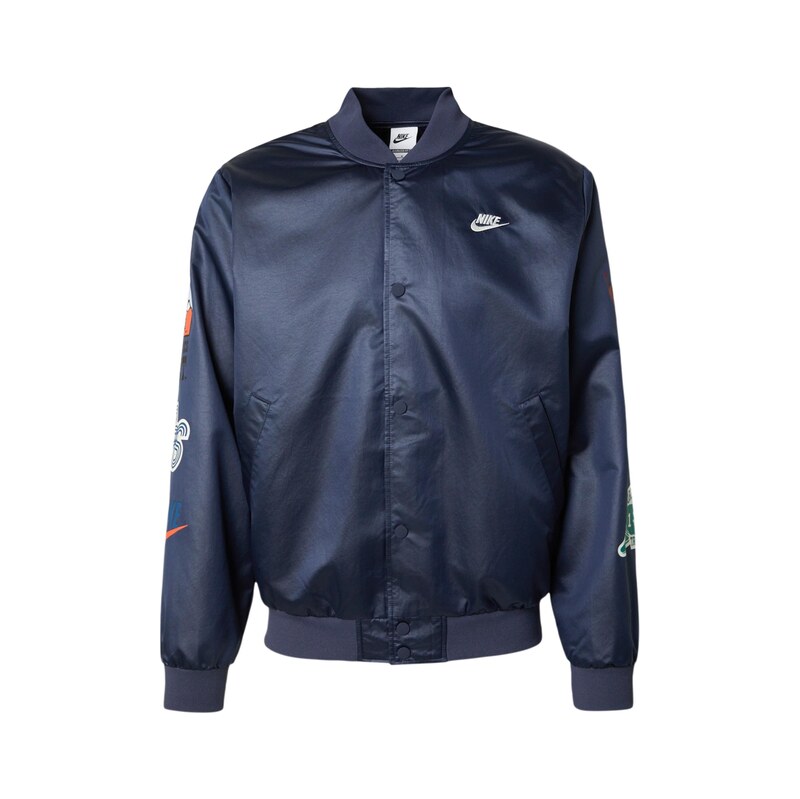 Nike Sportswear Přechodná bunda CLUB VARSITY modrá / námořnická